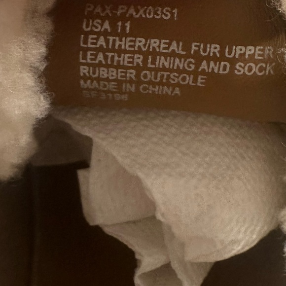 Steve Madden Shearling Lined Loafers in Chestnut Color Size 11 - Picture 10 of 10